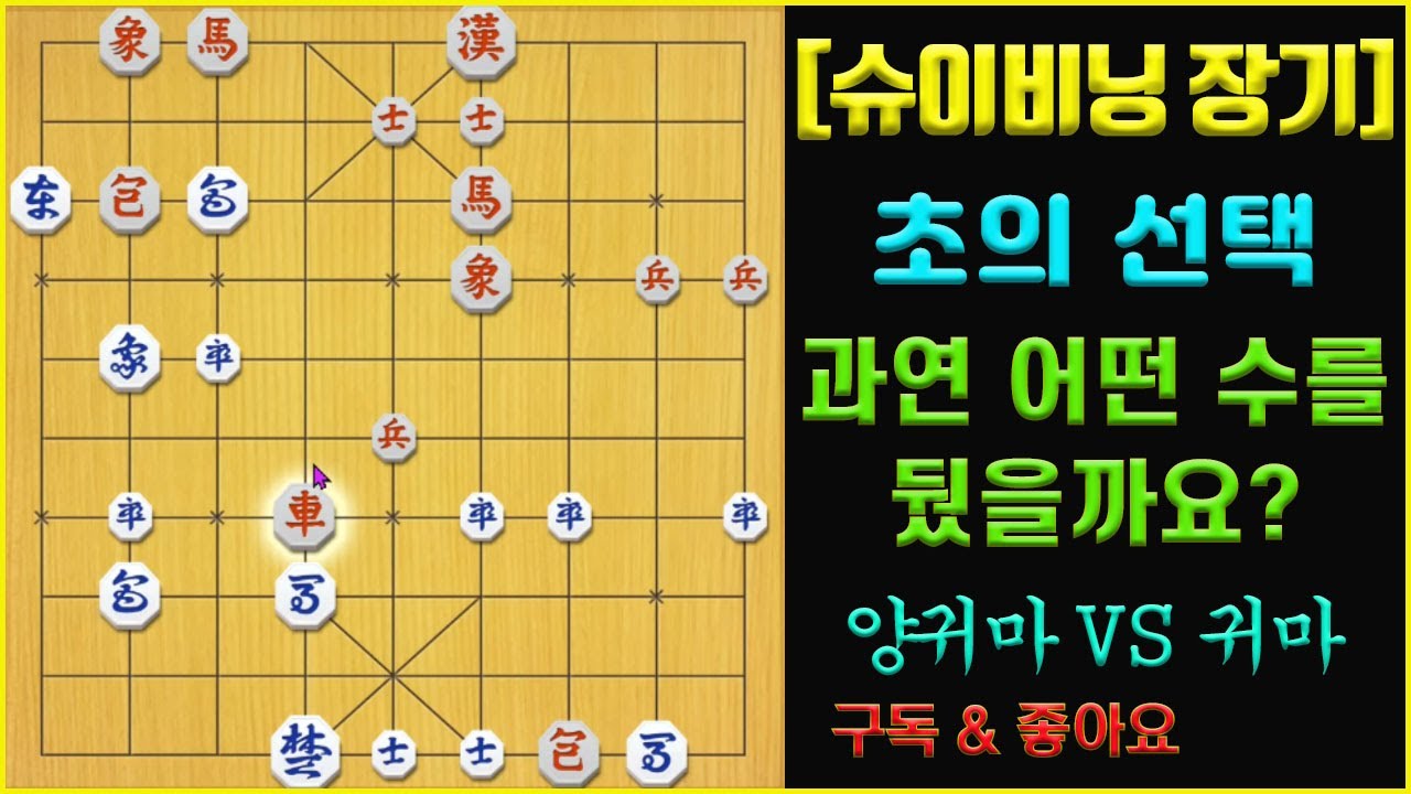 초에서 무슨 수를 뒀을까용???    (슈이비닝 장기)