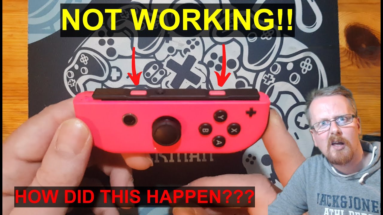 SWITCH CONTROLLER BROKEN SL AND SR BUTTONS Diagnosis and repair. Can I fix it?
