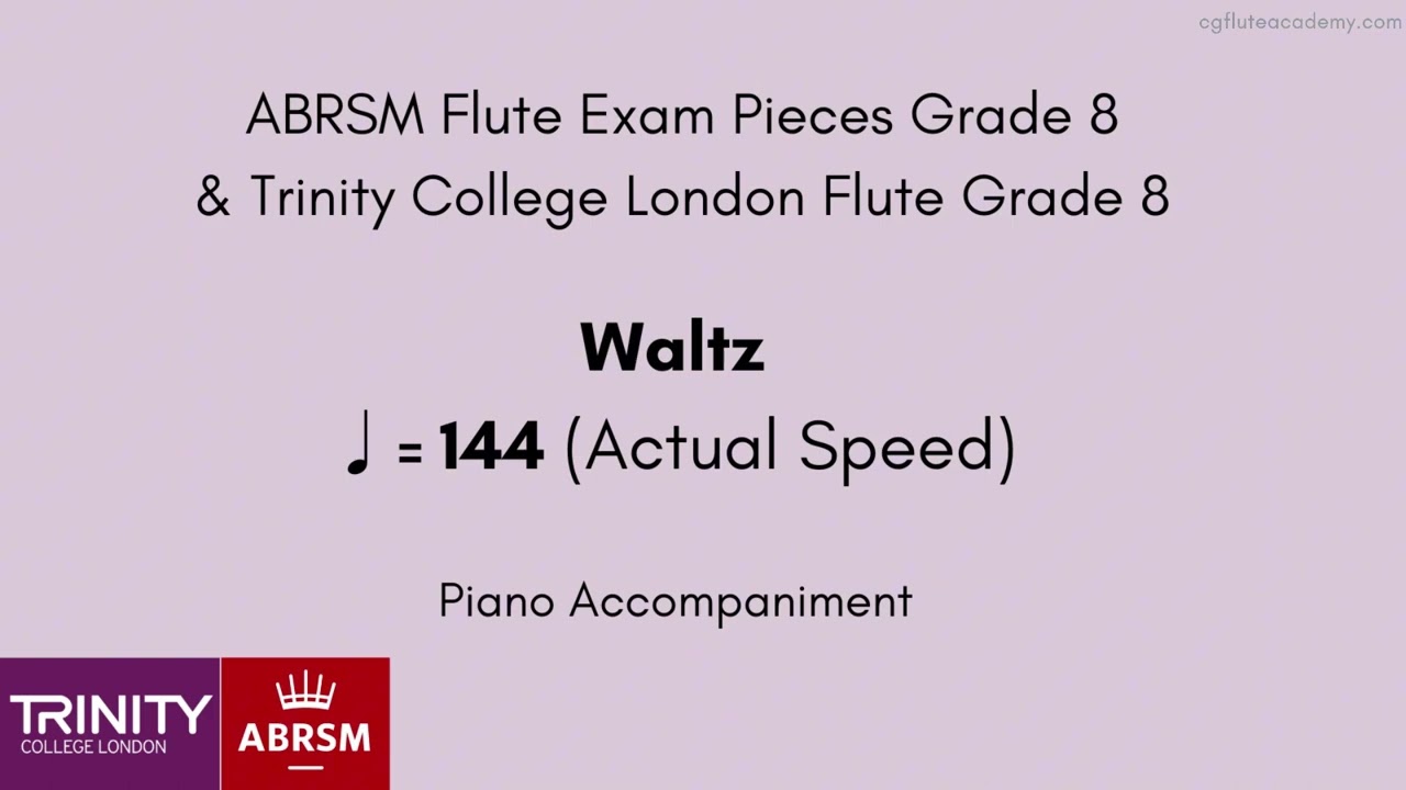 John Rutter Suite Antique: IV. Waltz ♩= 144 (Actual Speed) Piano Accompaniment