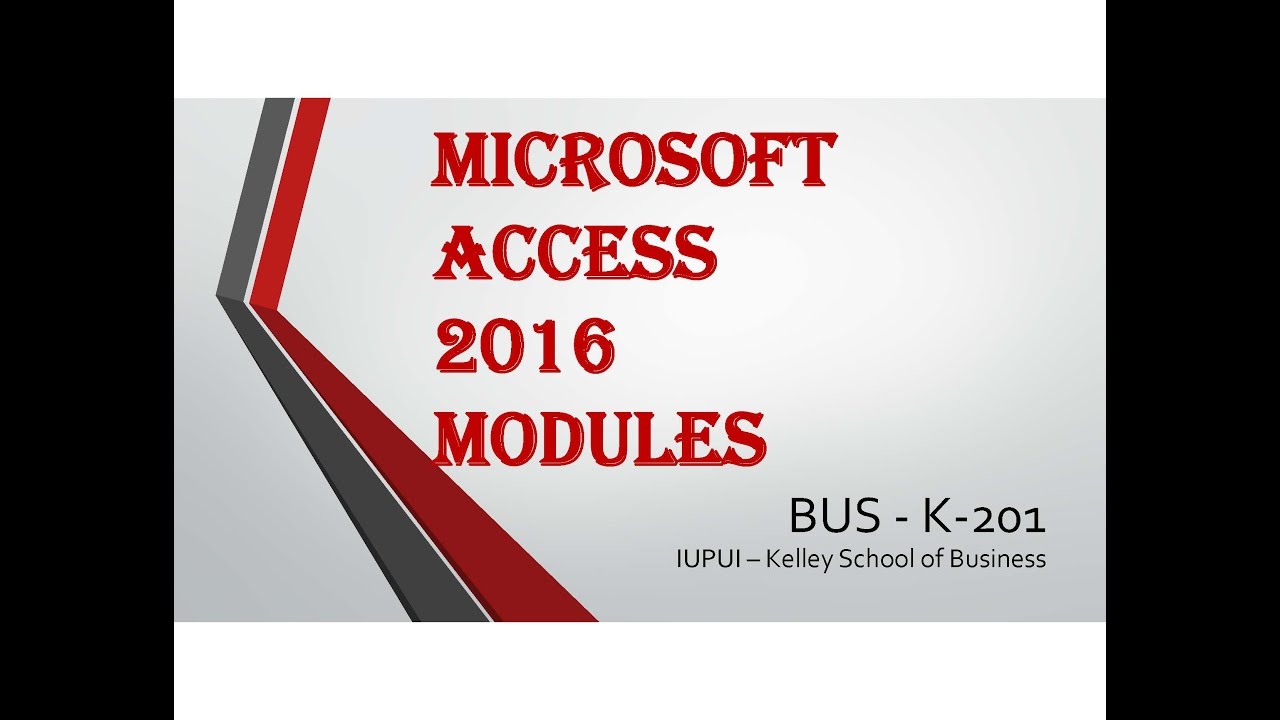 Access 2016 Module 5 Part 10-Find Unmatched Query Wizard-480p