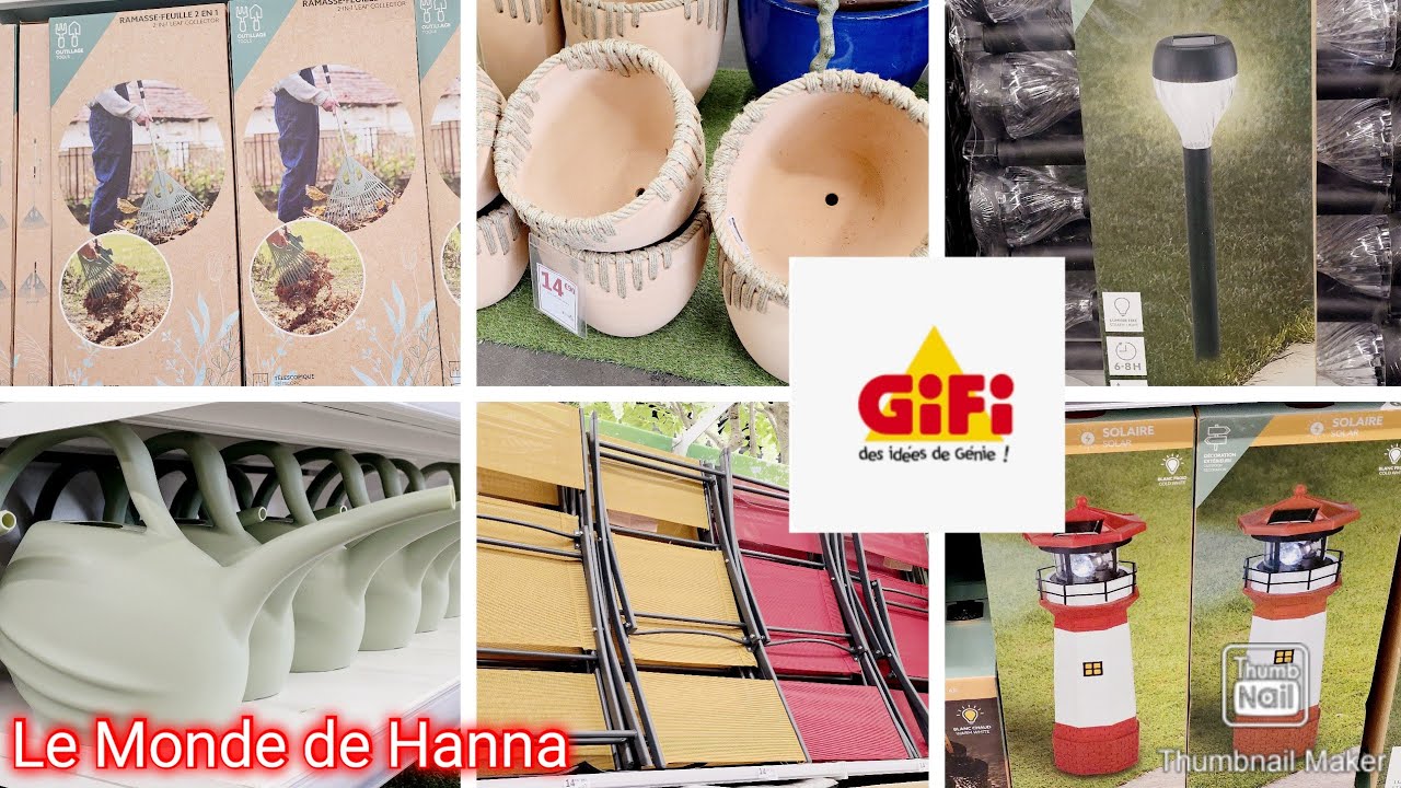 GIFI ARRIVAGE 05-04 JARDIN EXT&Eacute;RIEUR 
