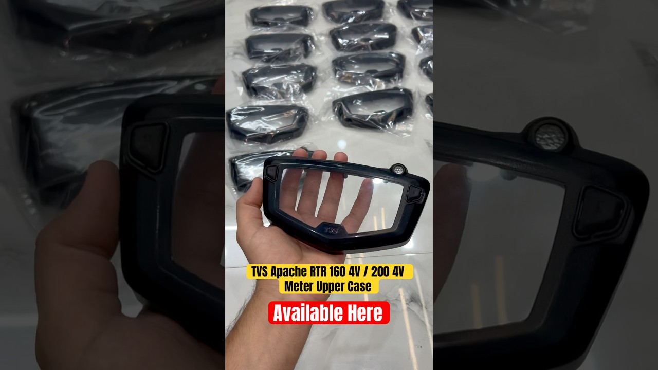 TVS APACHE RTR 160 4V & RTR 200 4V Meter Upper Case Shell Glass Available Here #tvs #rtr2004v