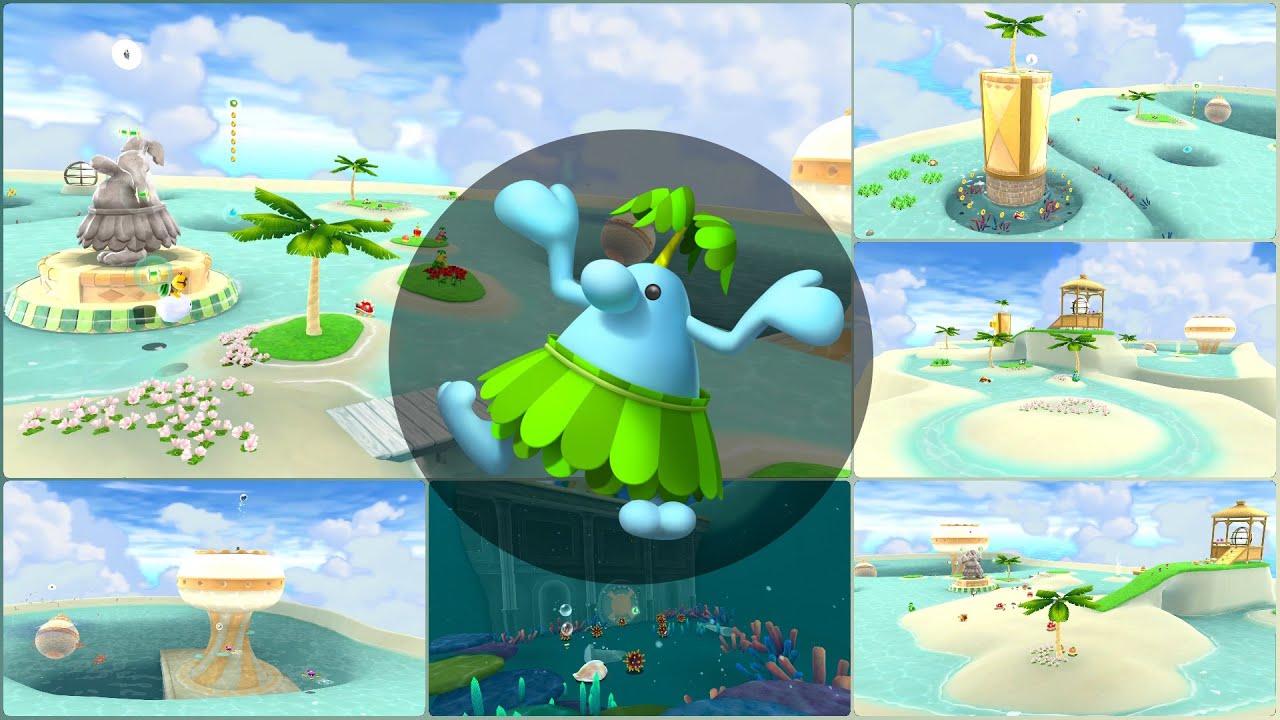 Super Mario Galaxy 2 - Starshine Beach Galaxy [Cinematic Showcase]