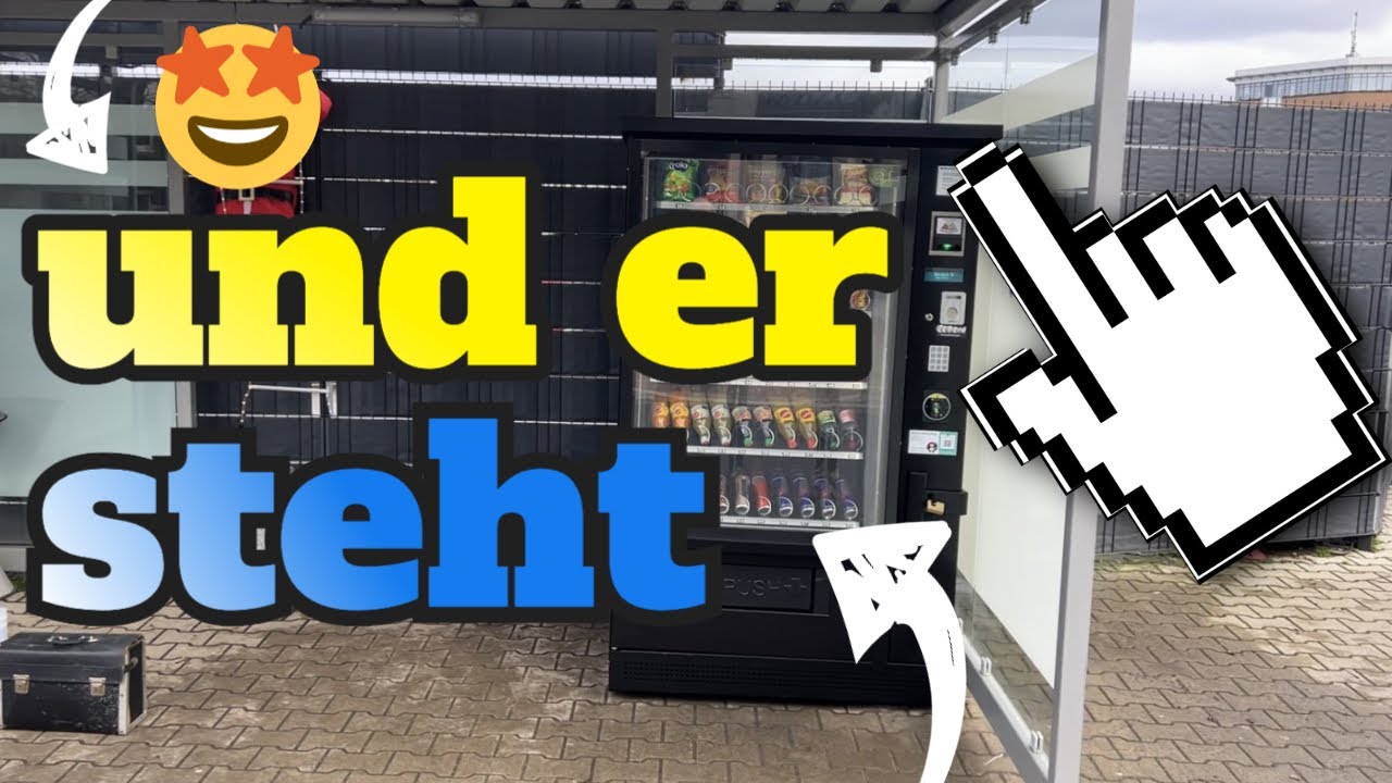 🤓 Ich habe meinen ersten outdoor Snackautomat gekauft