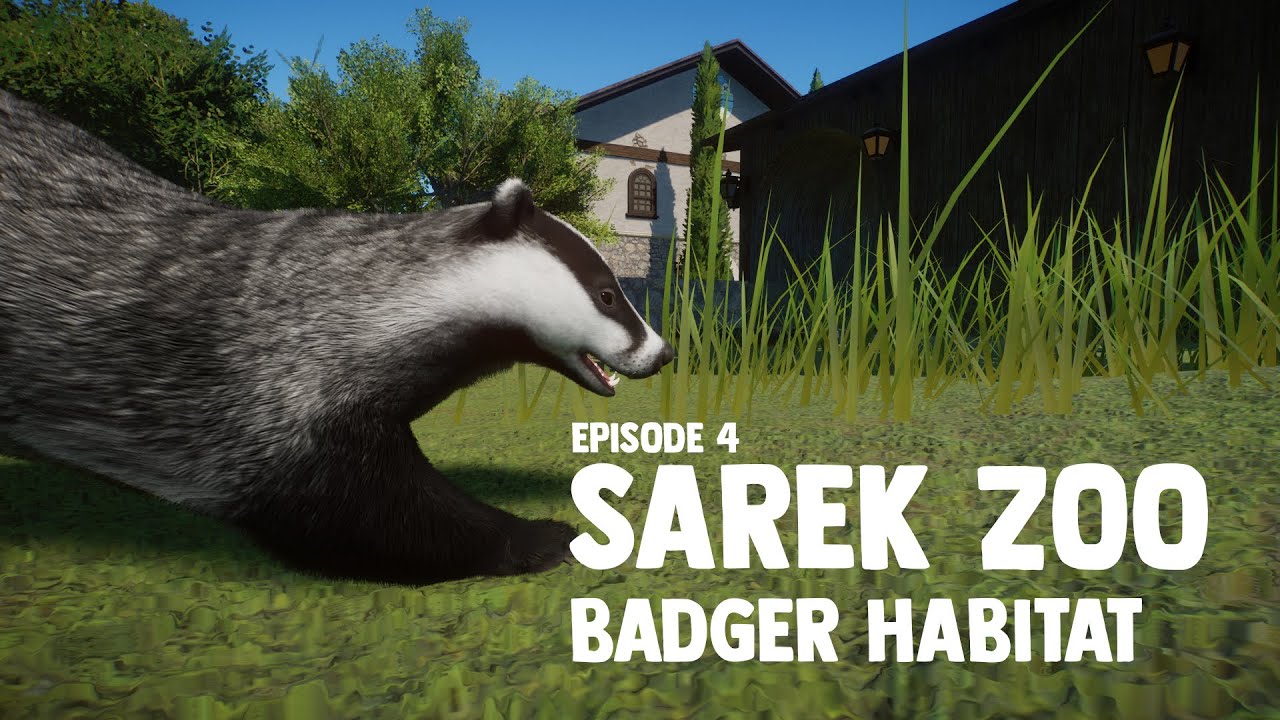 Sarek Zoo - Episode 4 - European Badger Habitat // Planet Zoo Speedbuild
