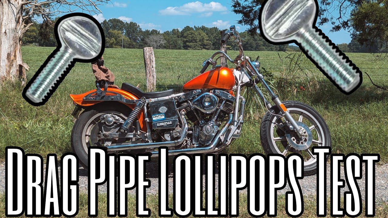 Better Running Harley For $5! Drag Pipe Lollipops Tested