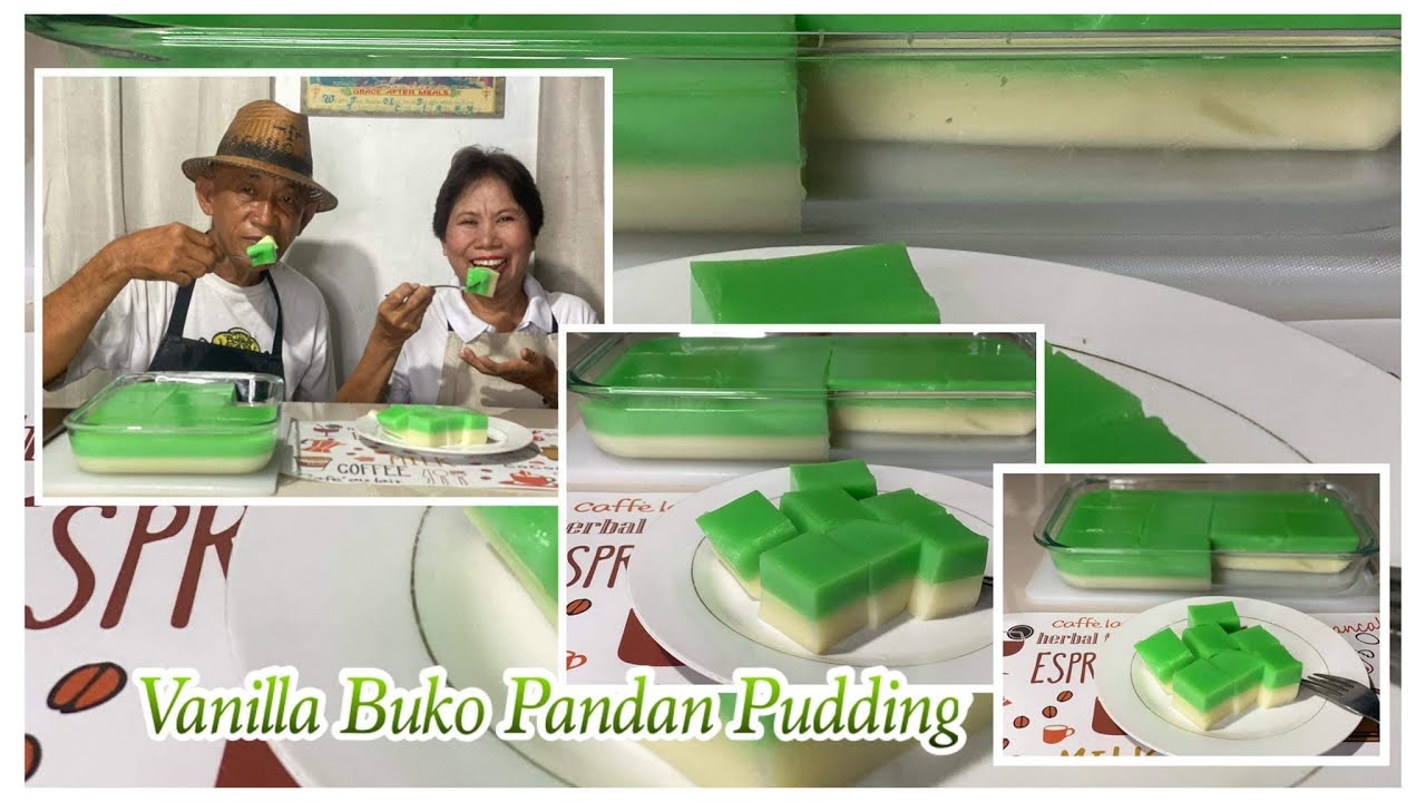 Meron ba kayong Milk Power gawin nating masarap na dessert | Vanilla Buko Pandan Pudding #pudding