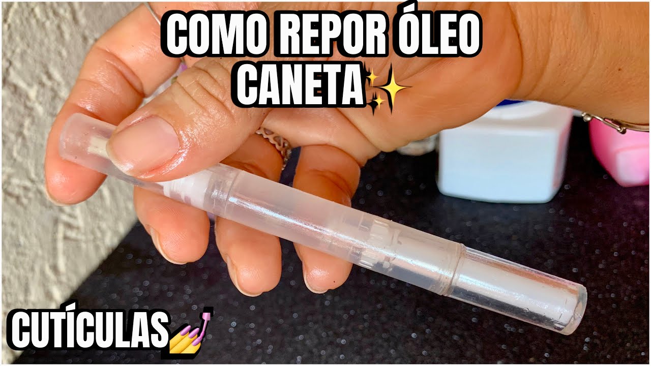COMO REUTILIZAR CANETINHA DE &Oacute;LEO cut&iacute;culas
