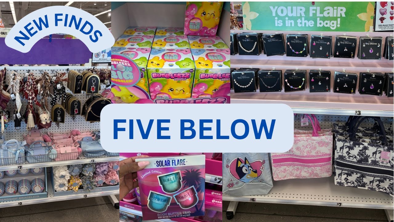FIVE BELOW: NEW FINDS YOU NEED TO SEE! COME SHOP WITG ME 💙 #fivebelow
