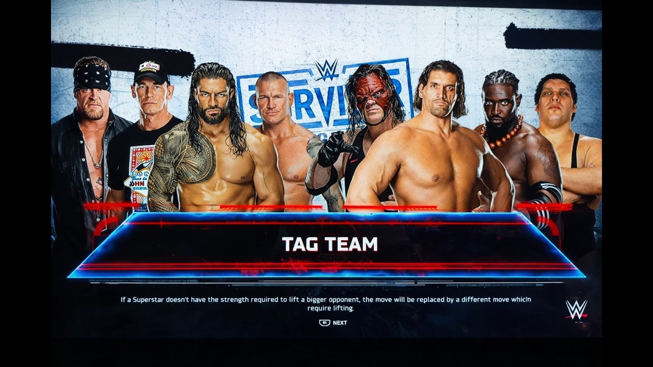 🔴LIVE  :  Team John Cena  vs. Team The Great Khali | WWE 2K25  FULL MATCH Elimination Tag Team Match
