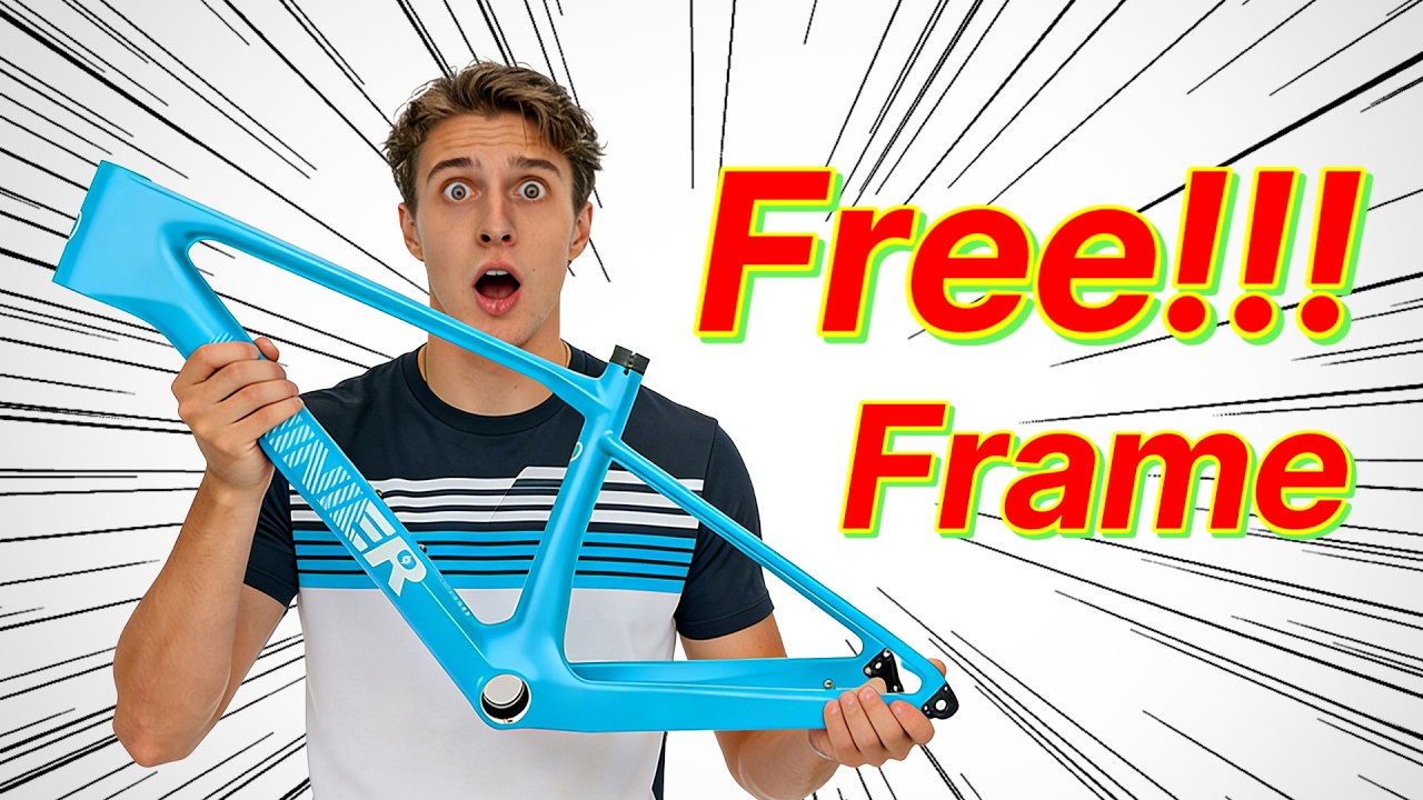 MEINIER Free carbon fiber bike frame? Yes! Are you sure you don't want to come in and take a look?