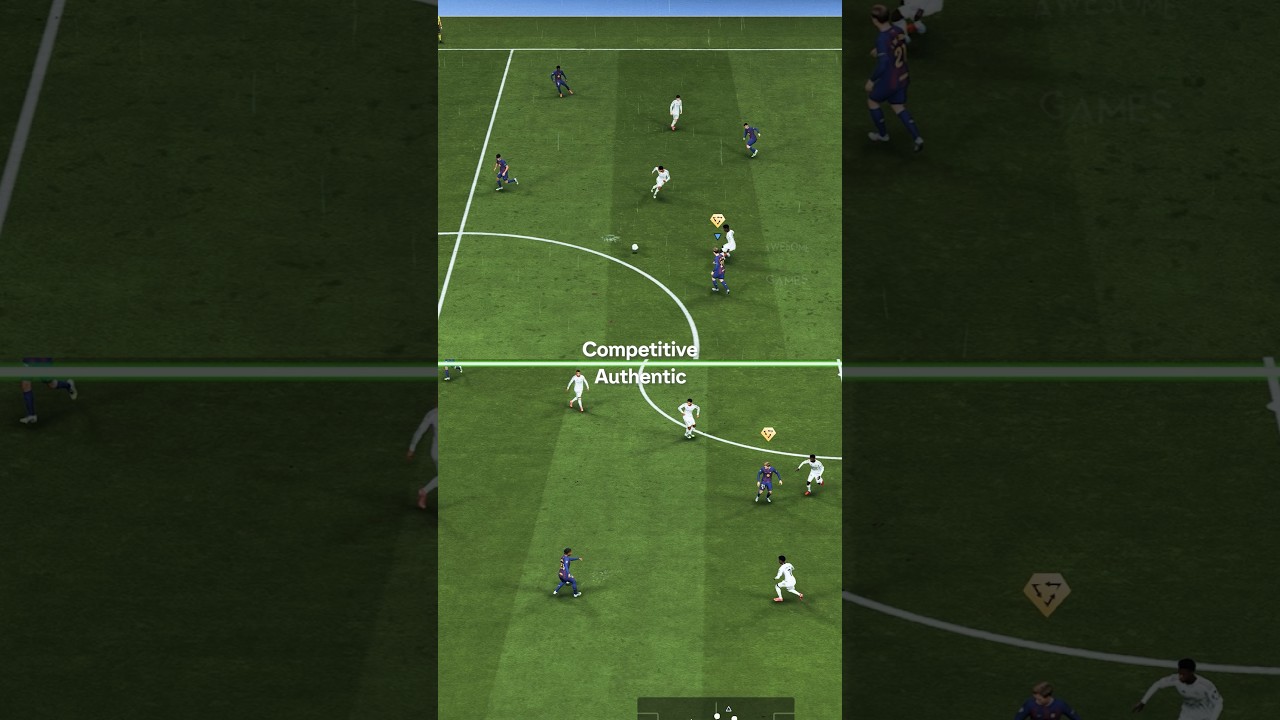 Authentic vs Competitive GAMEPLAY - Passing Comparison in FC 26! #fc26 #gameplay