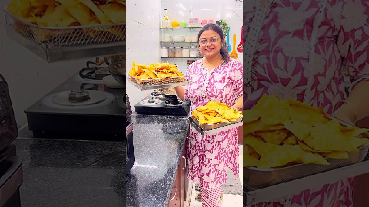 Sabko pasand aane wala nashta, Mahine bhar ke liye nashta ek he baar me bana kar rakhe. Papadiya