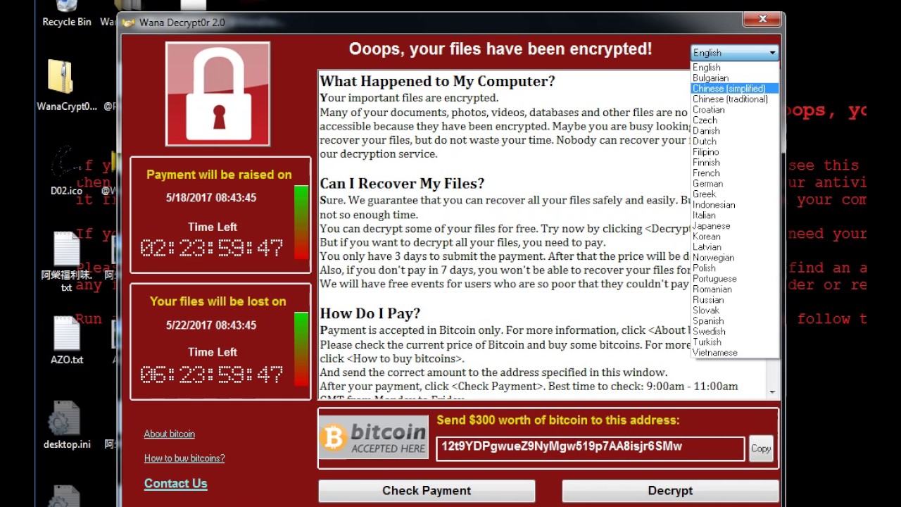 [LAB] 實測WanaCrypt0r 2.0勒索病毒成功攻擊Windows 7
