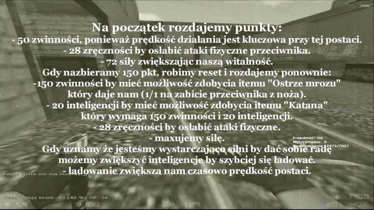 [HD] Poradnik gry Ninją na serwerach Cs-Lod.com.pl