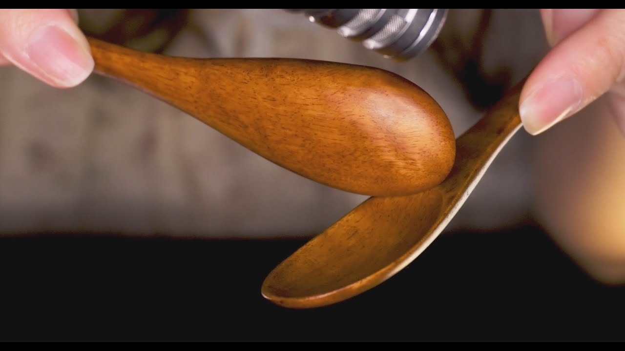 ASMR 어서와 초보의 소리는 처음이지? (no talking, 나무숟가락, 머리끈)