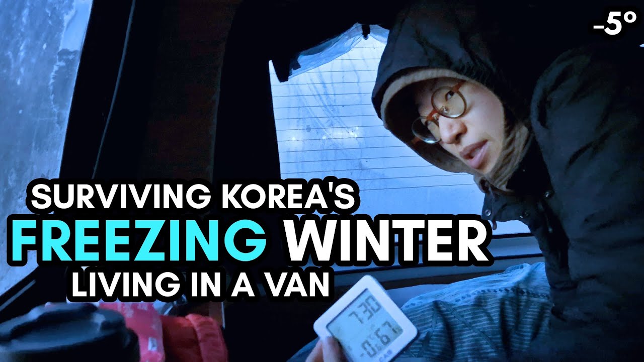 Выживаем в мороз со сломанным обогревателем в фургоне 🇰🇷 Преодоление культурного шока в Канаде