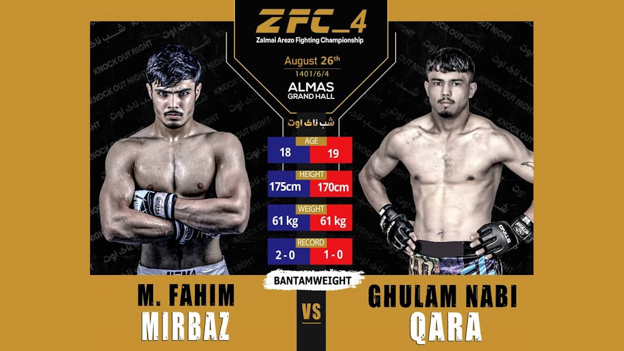 ZFC4 / Muhammad Fahim Mirbaz vs Ghulam Nabi Qara / FullFight