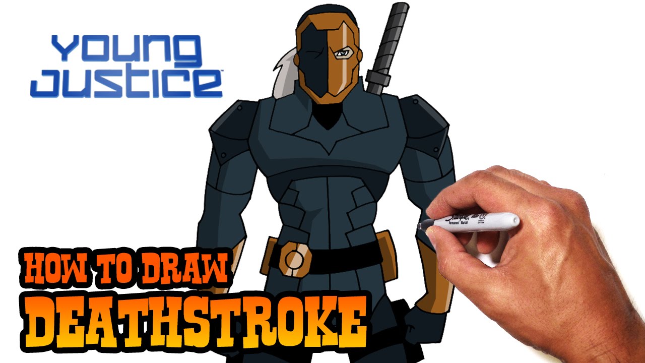 How to Draw Deathstroke- Young Justice- Step by Step Video