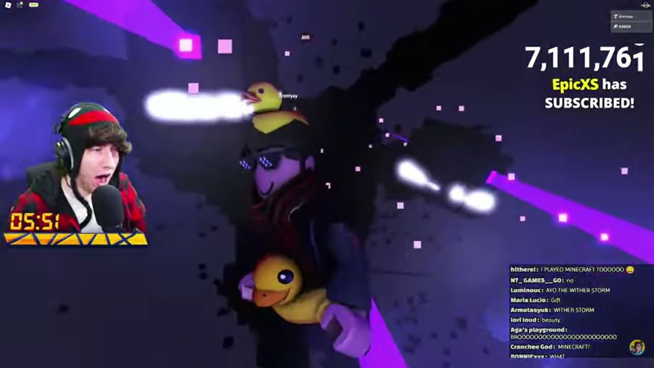 KreekCraft Meets the Wither Storm in Roblox Doors Floor 2!