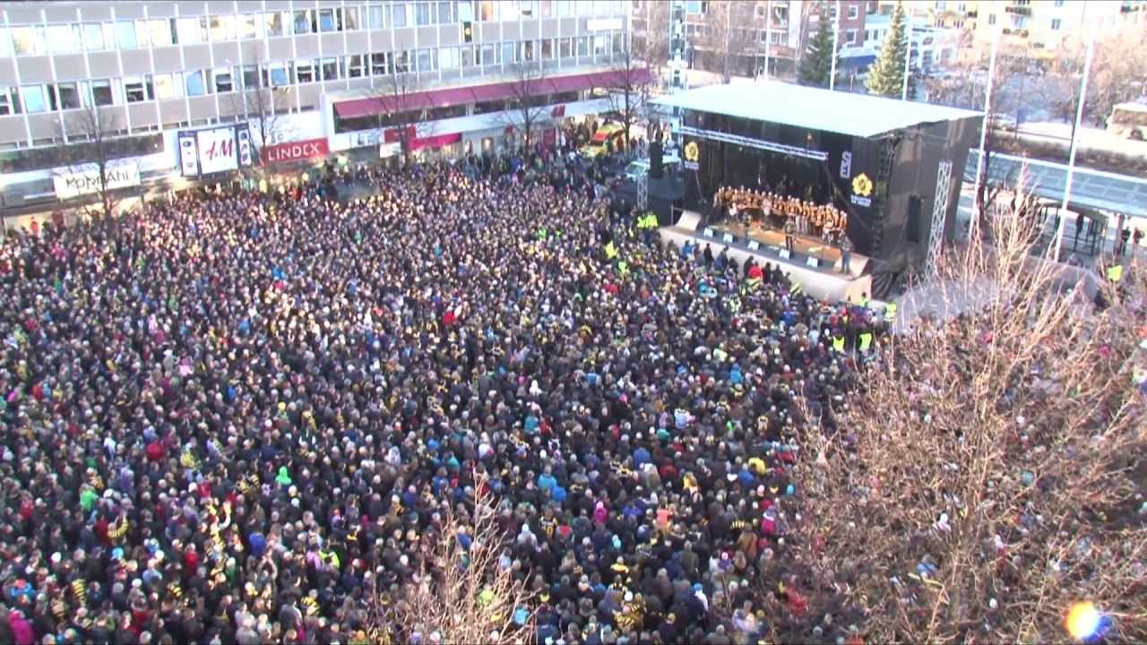 Skellefteå AIK firade guldet med 10 000 fans