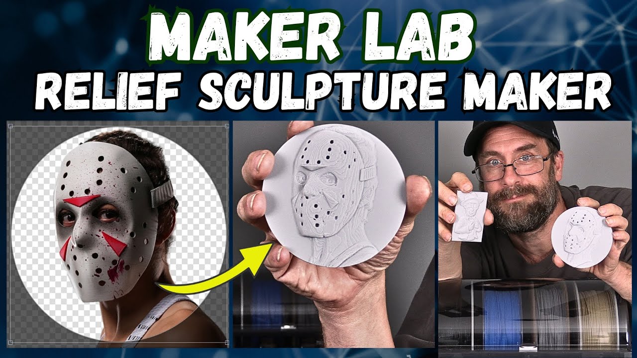 Tutorial : Bambu Lab - Maker Lab: RELIEF SCULPTURE MAKER - 3D Printed on X1C AMS 2 PRO