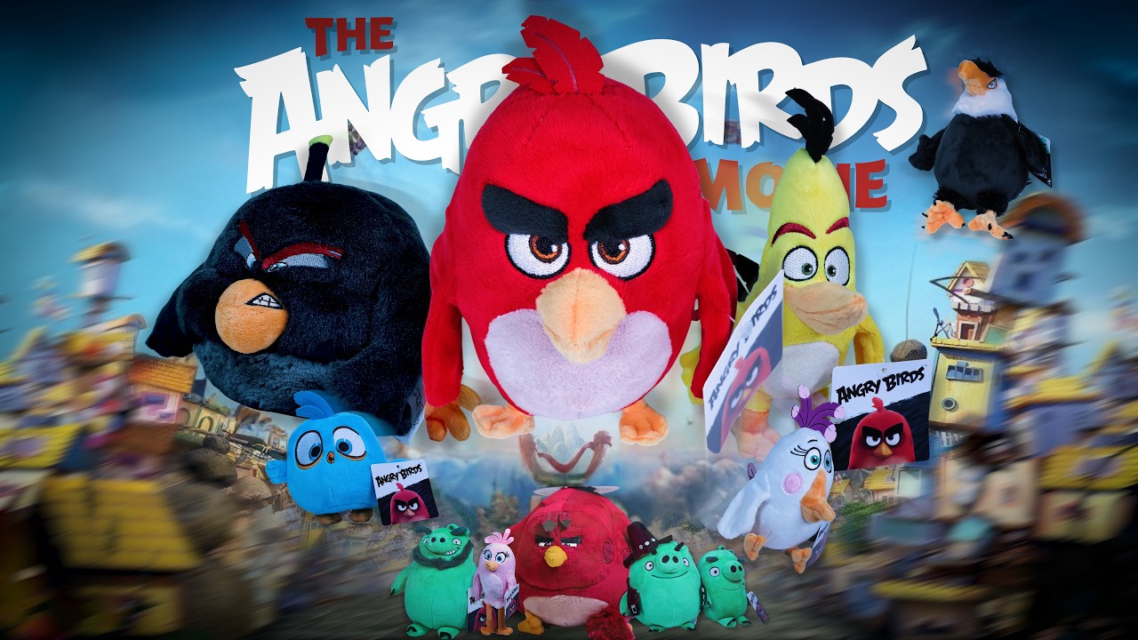 The Angry Birds Movie Set - Angry Birds Plush