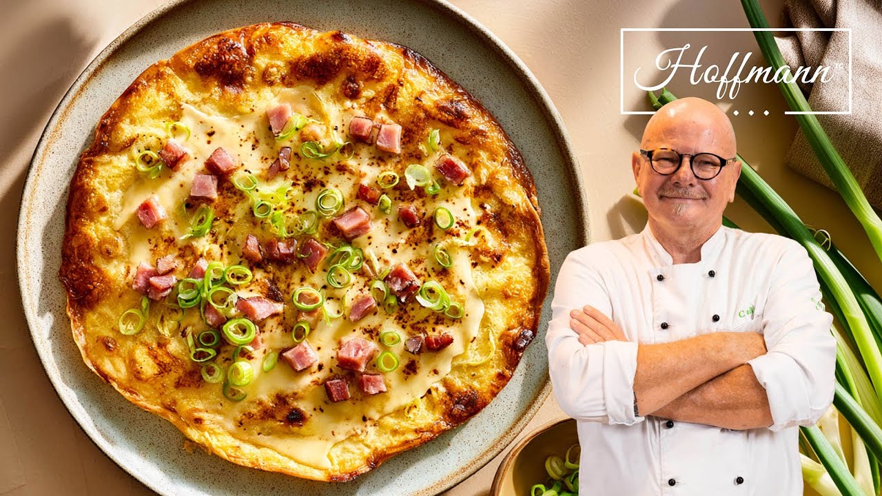 Low Carb Flammkuchen mit Quarkboden – Knusprig & Einfach! | @CALLEkocht - Omas Rezepte