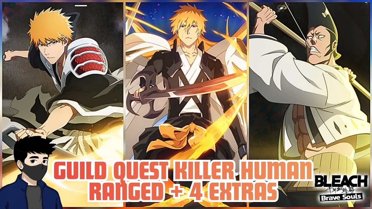 GQ KILLER HUMAN RANGED NIGHTMARE + 4 EXTRAS!! 🗿👀 (BLEACH BRAVE SOULS)
