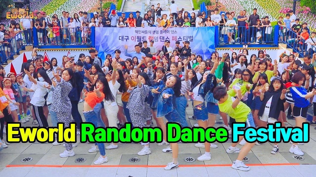 (Eng)역대급!!! 놀이공원 최대!이월드랜덤댄스페스티벌! BTS twice Blackpink EXO ITZY Eworld random dance festival paly kpop