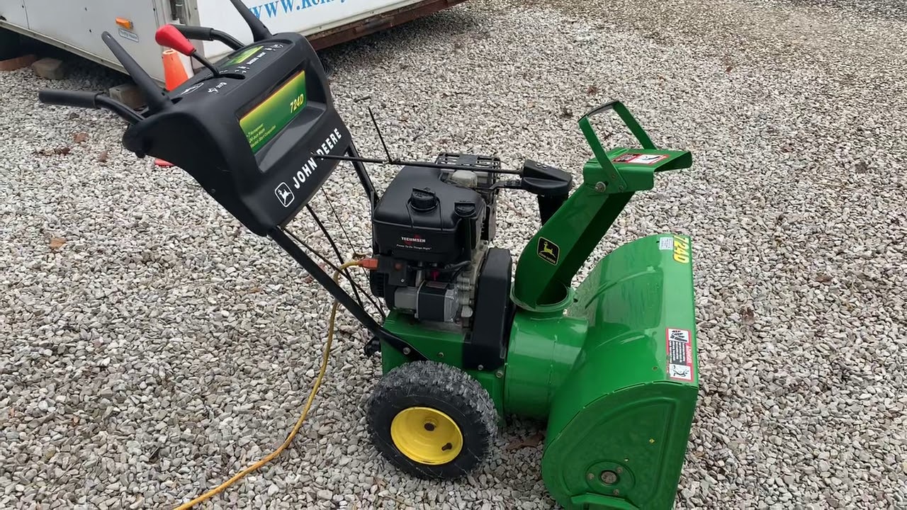 John Deere snow blower