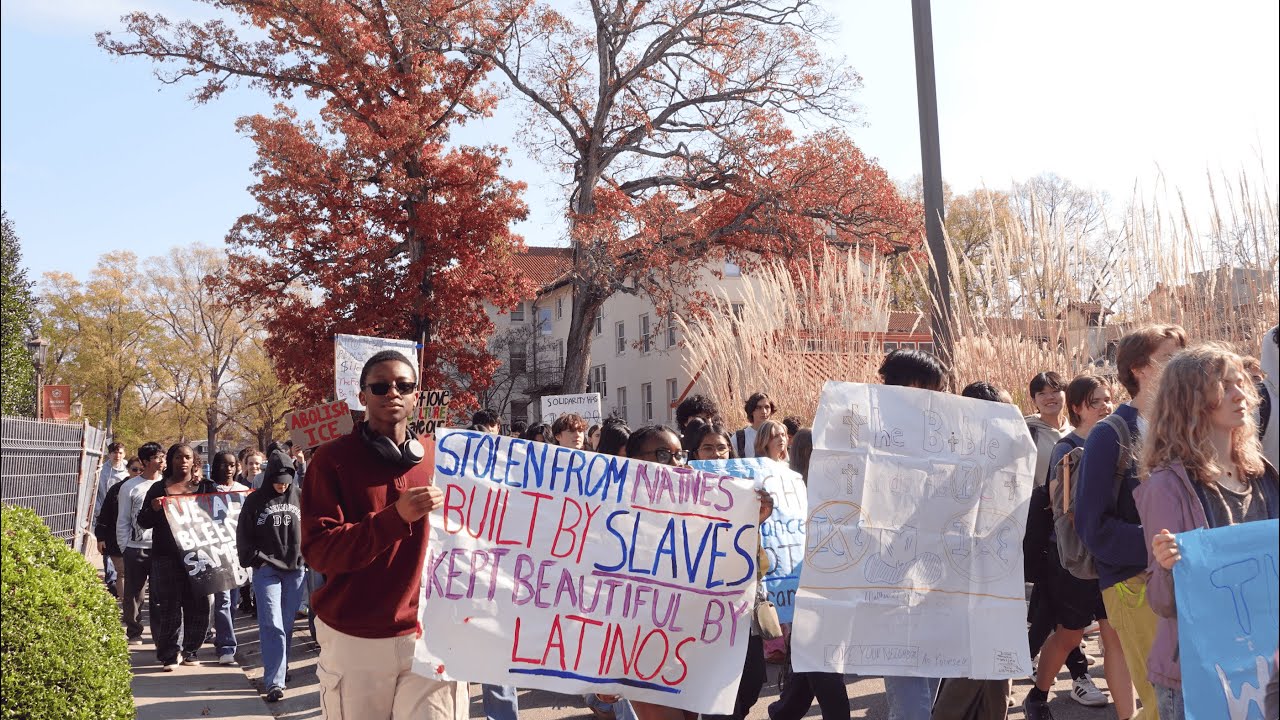 NCSSM Students Protest Together Against ICE in North Carolina