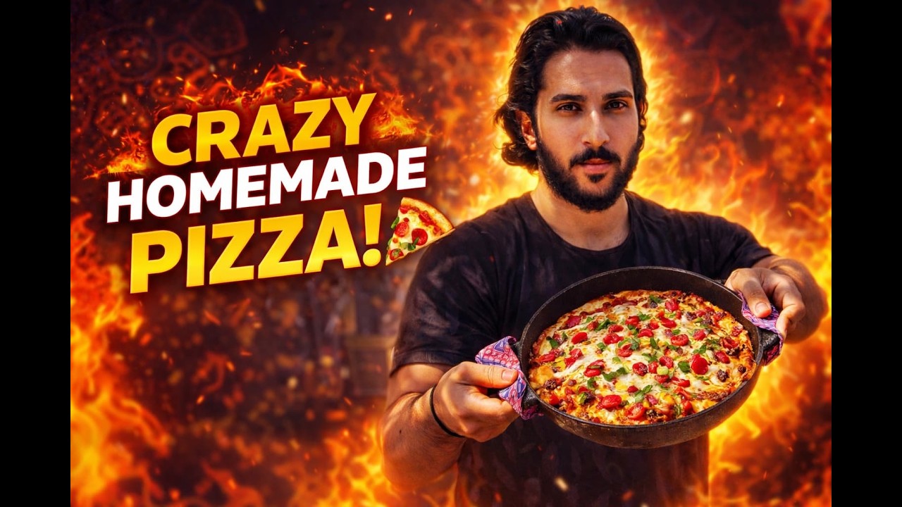 Making Pizza in the Wild | Outdoor Cooking 🔥🍕
