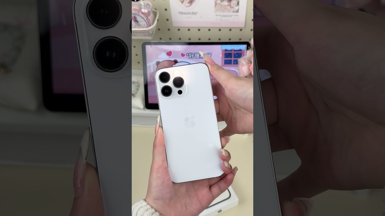 Immersive packaging~ iPhone 14 Pro Max, white~ You'll never get tired of looking at it!