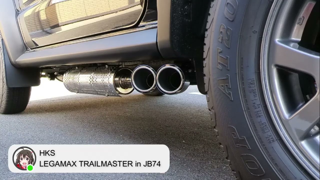 スズキ ジムニーシエラ　HKS リーガマックストレイルマスター排気音 SUZUKI Jimny SIERRA JB74 HKS TRAIL MASTER exhaust sound #Shorts