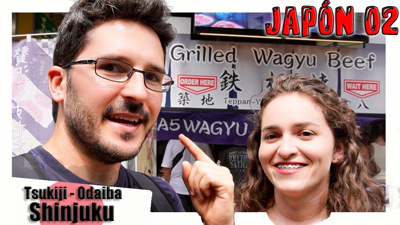 La MEJOR Carne del Mundo [WAGYU A5 🥩]en Tokyo 🇯🇵 Tsukiji Fish Market - Isla de Odaiba - Shinjuku