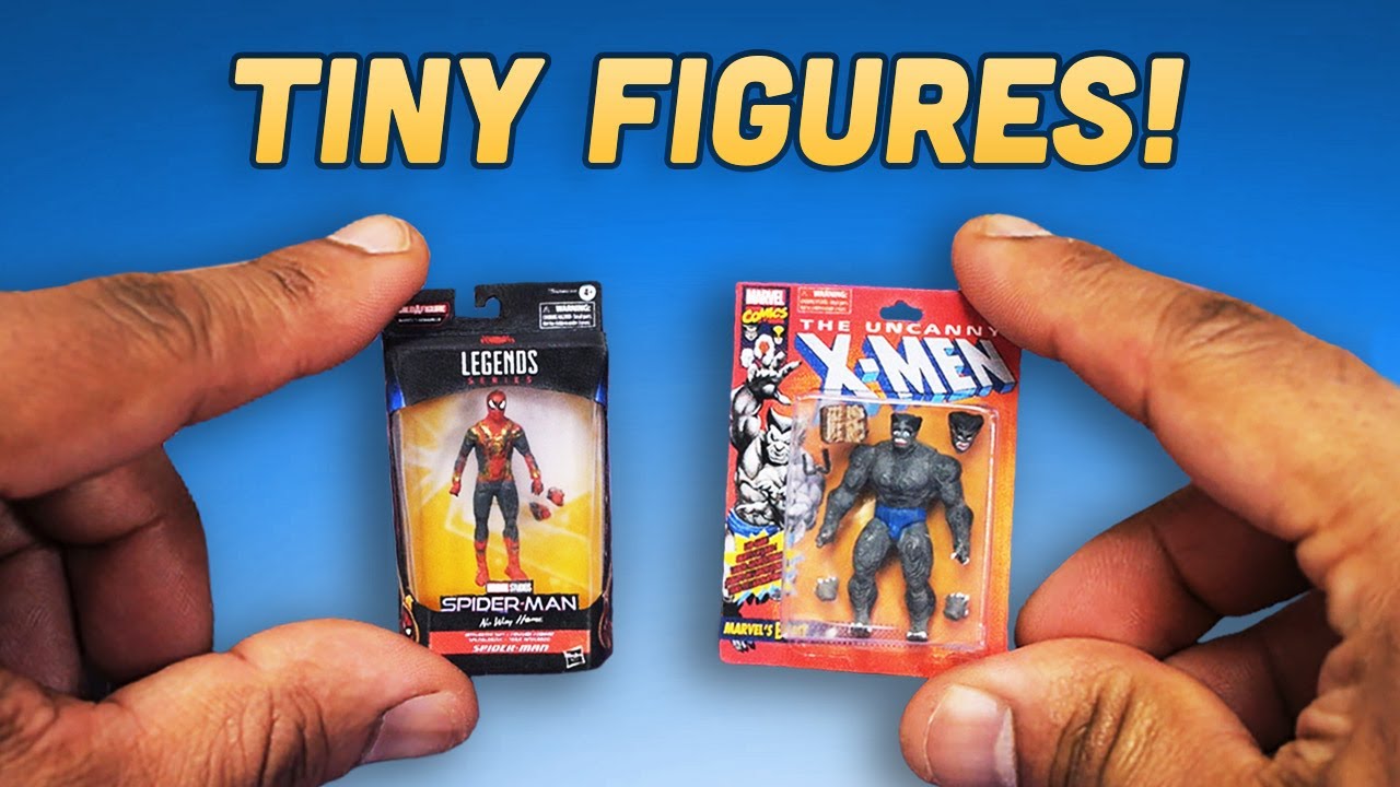 Я сделал самые маленькие в мире фигурки легенд Marvel!