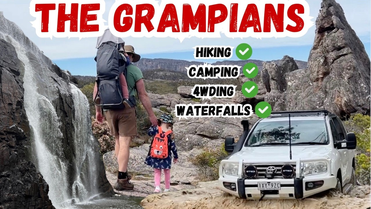 The GRAMPIANS, часть 1 — Кемпинг — Пешие прогулки — Езда на внедорожнике — Холлс-Гэп / Водопад Ма...