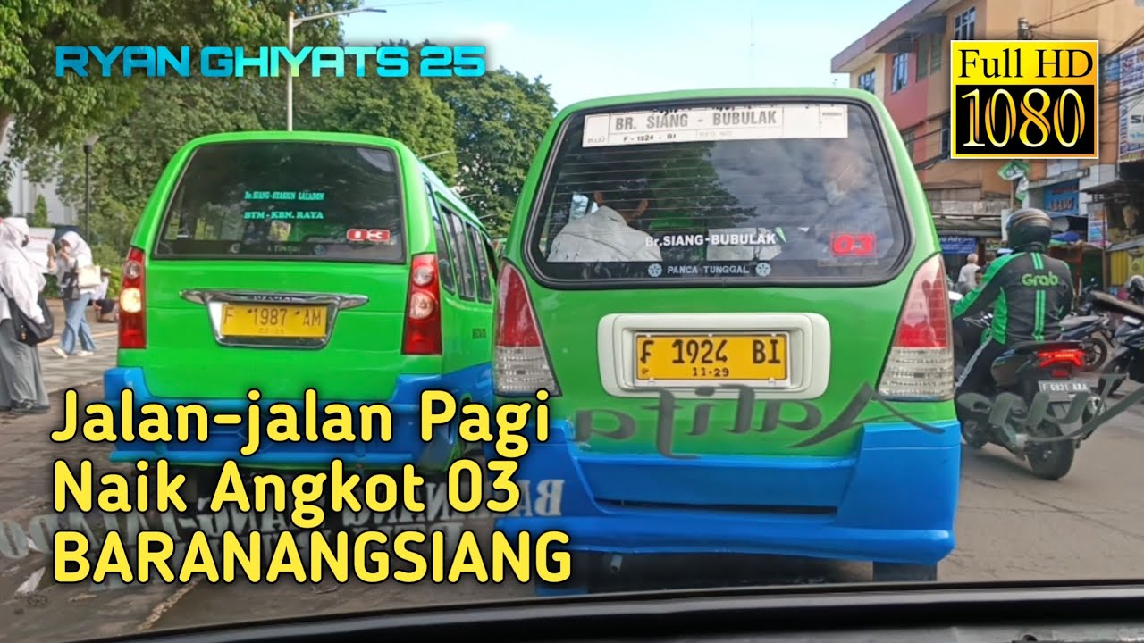 Jalan-jalan pagi naik angkot 03 baranangsiang BOGOR 😁