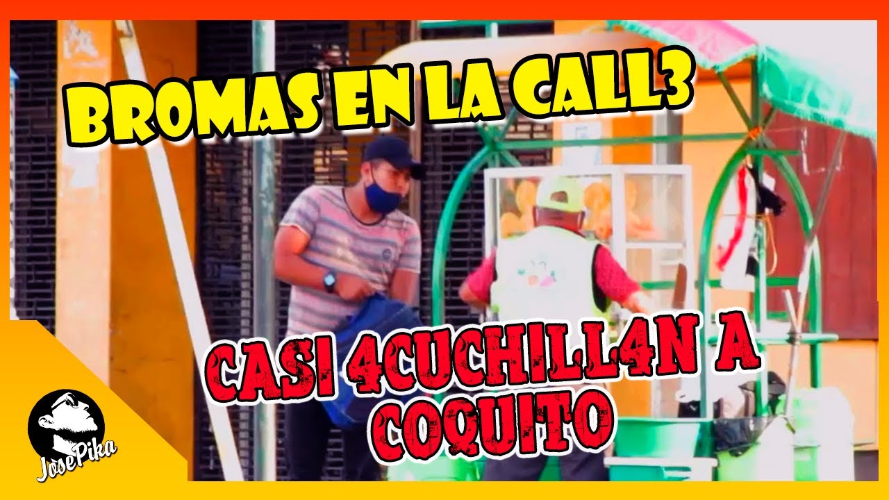 Brom4 en la call3 casi termina mal | Coquito y JosePika (Video re Subido)