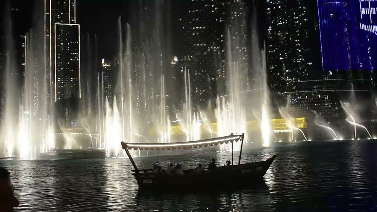 The famous Dubai Fountain Show