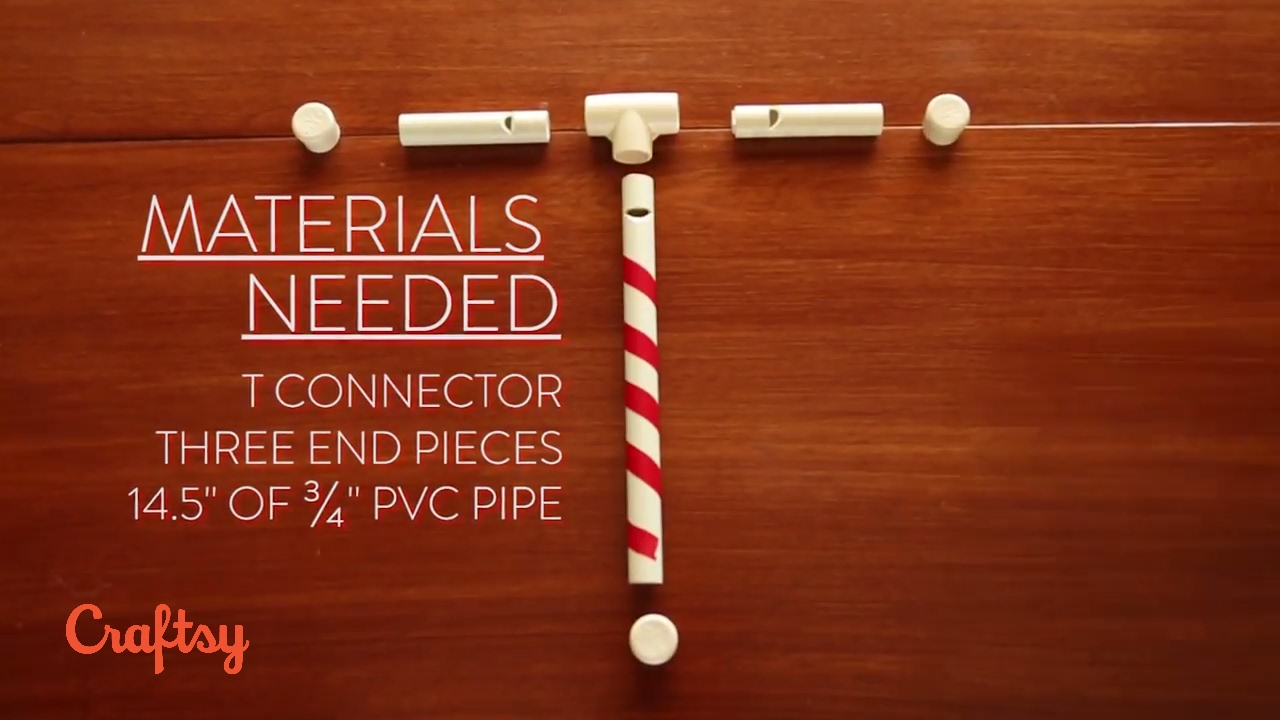 How to Make a Candy Cane Whistle With PVC Pipe | Toymaker Paul Schuller