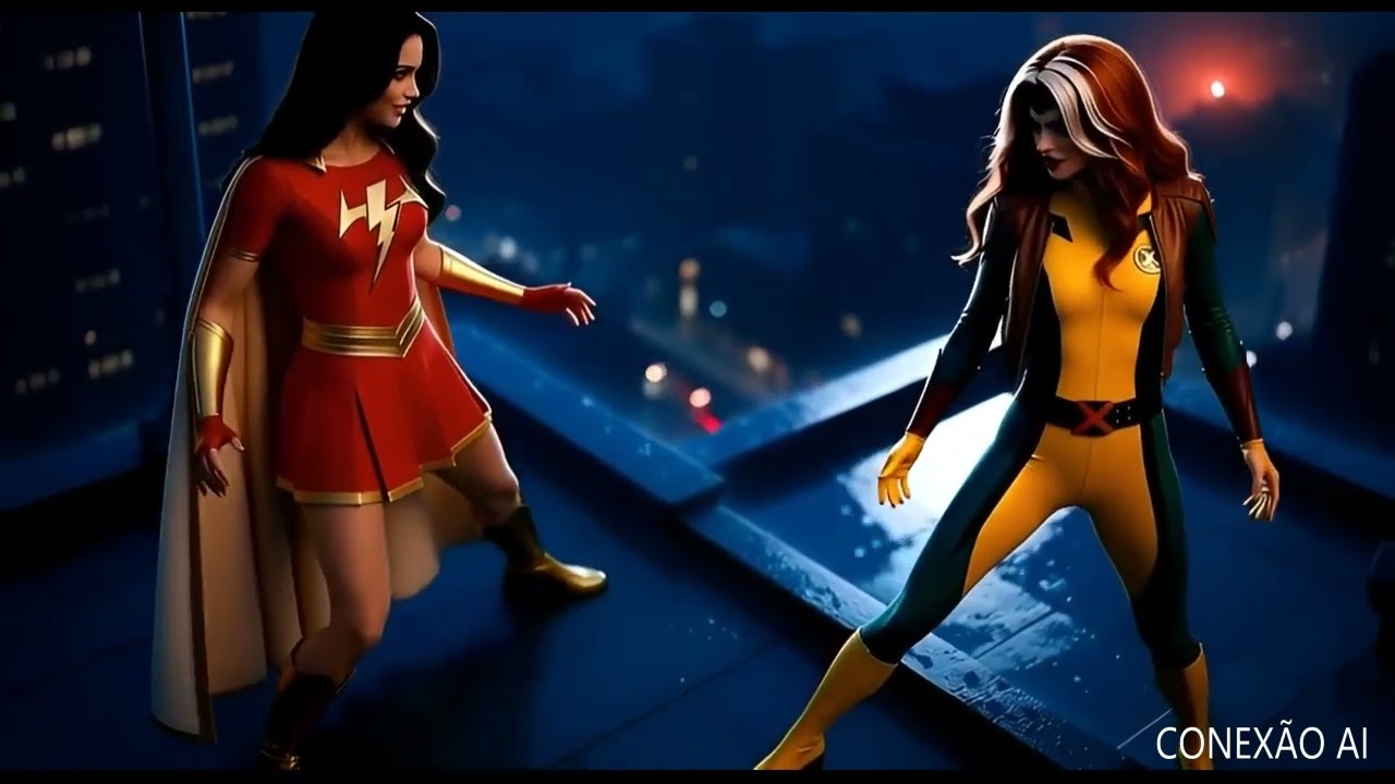 A Justiça de Mary Marvel Vampira em Fuga