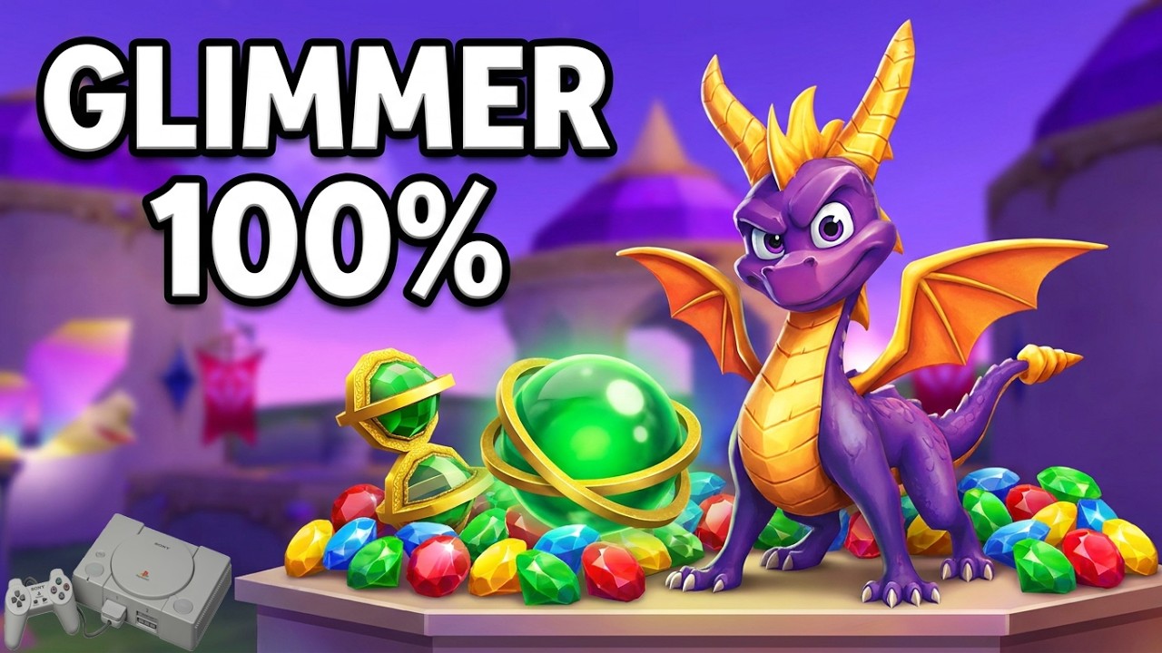 Spyro 2: Ripto's Rage - Glimmer 100% Complete [PS1 version]