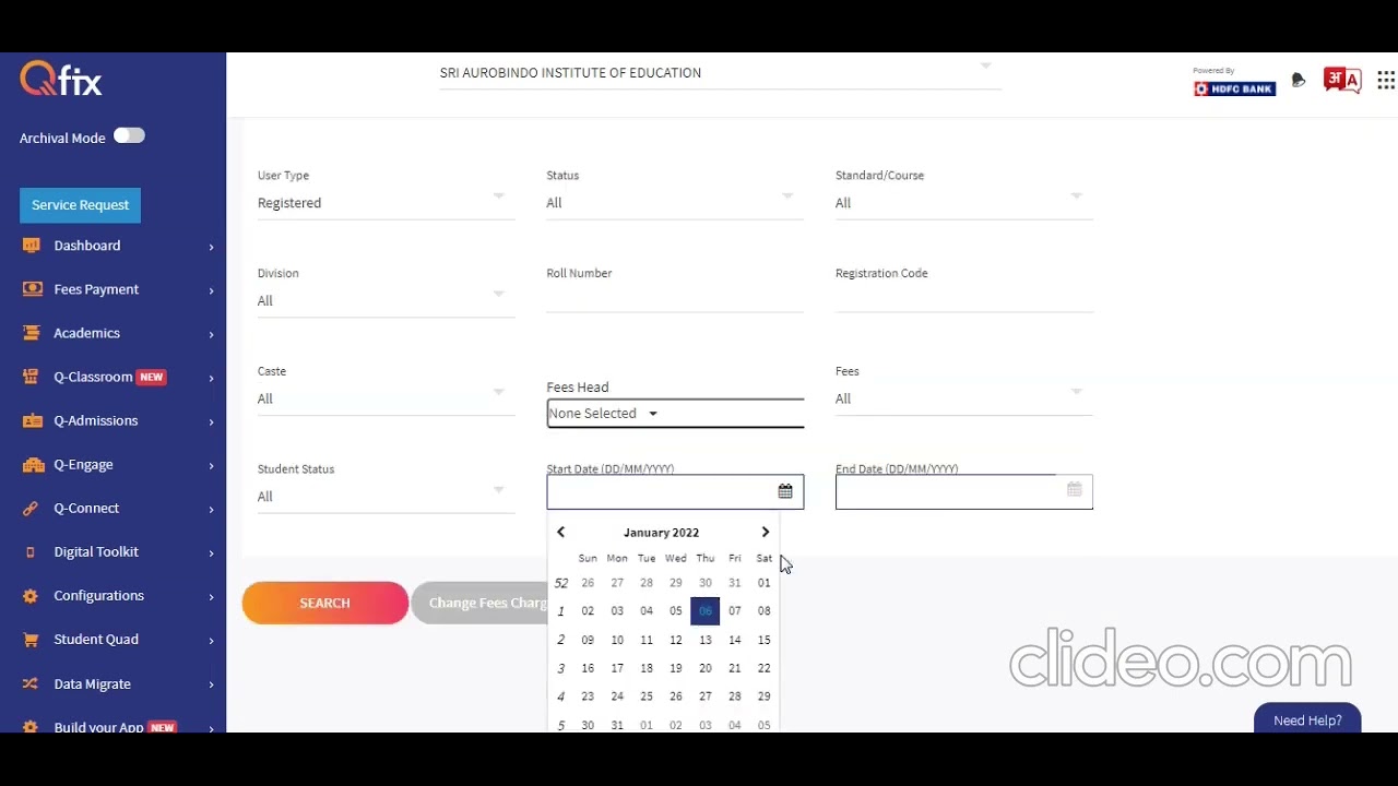Qfix- Video Tutorial to Download the Fee Report #EduQfix #Qfix