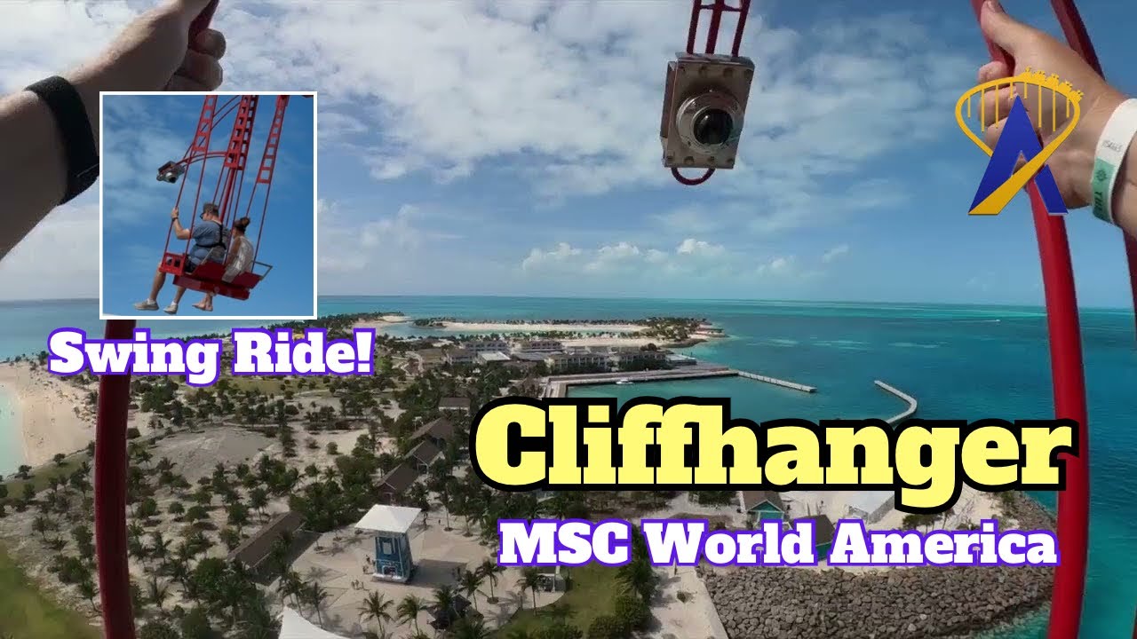 POV: Swinging Off of the Edge of a Cruise Ship on Cliffhanger