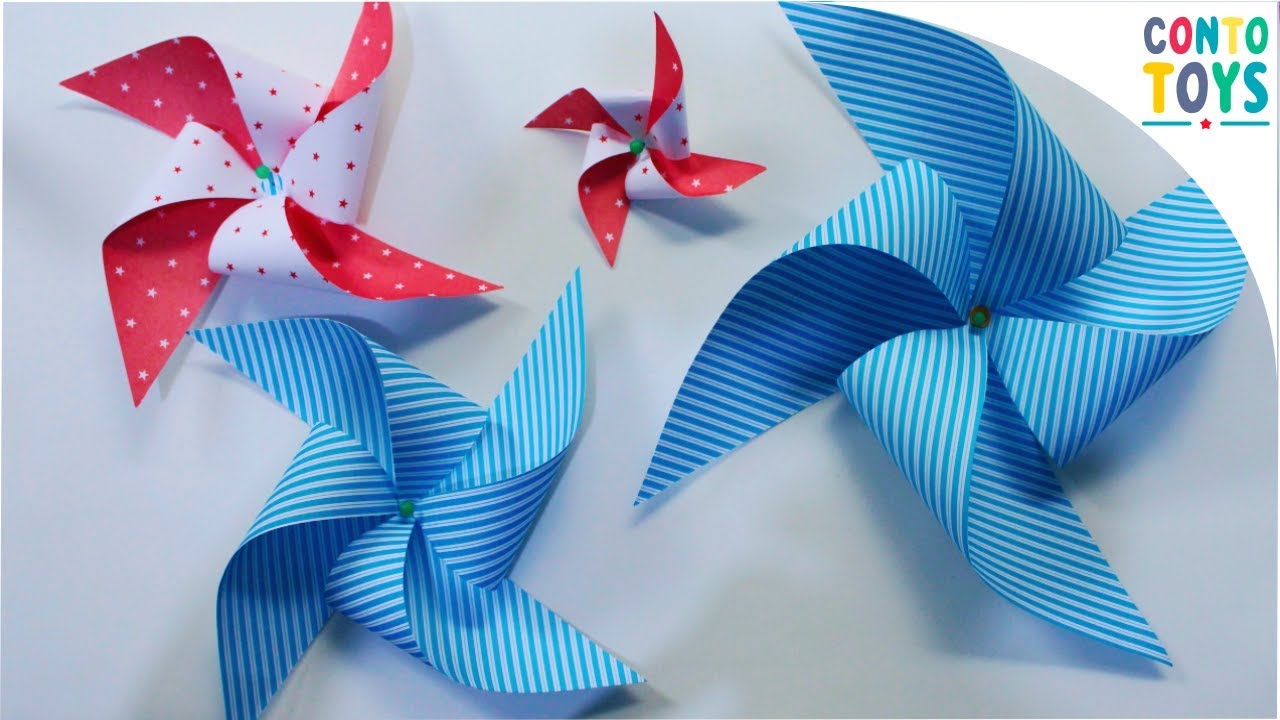 APRENDA A FAZER UM CATAVENTO QUE GIRA // CONTOTOYS