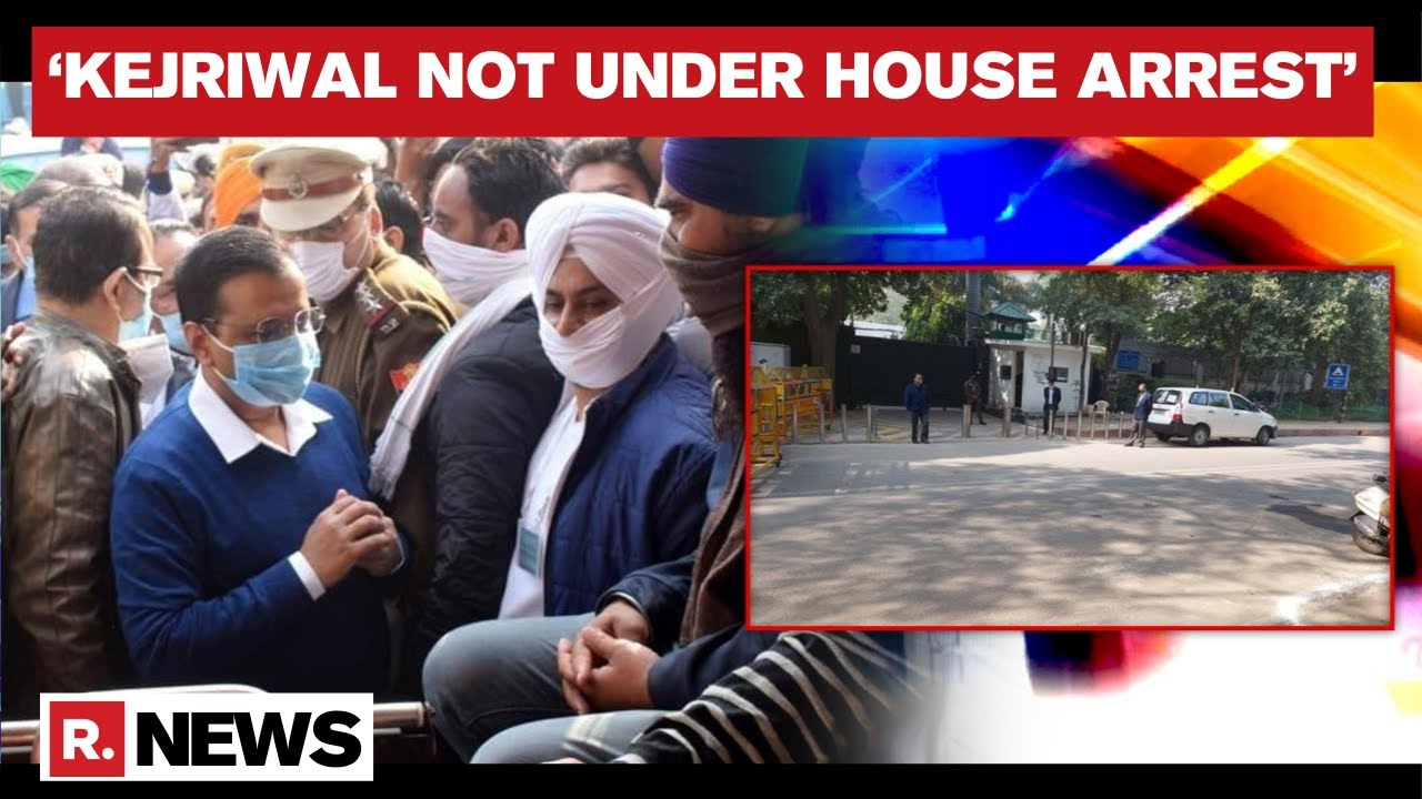 Delhi Police Dismiss AAP's Claims Of CM Kejriwal Being Under House Arrest