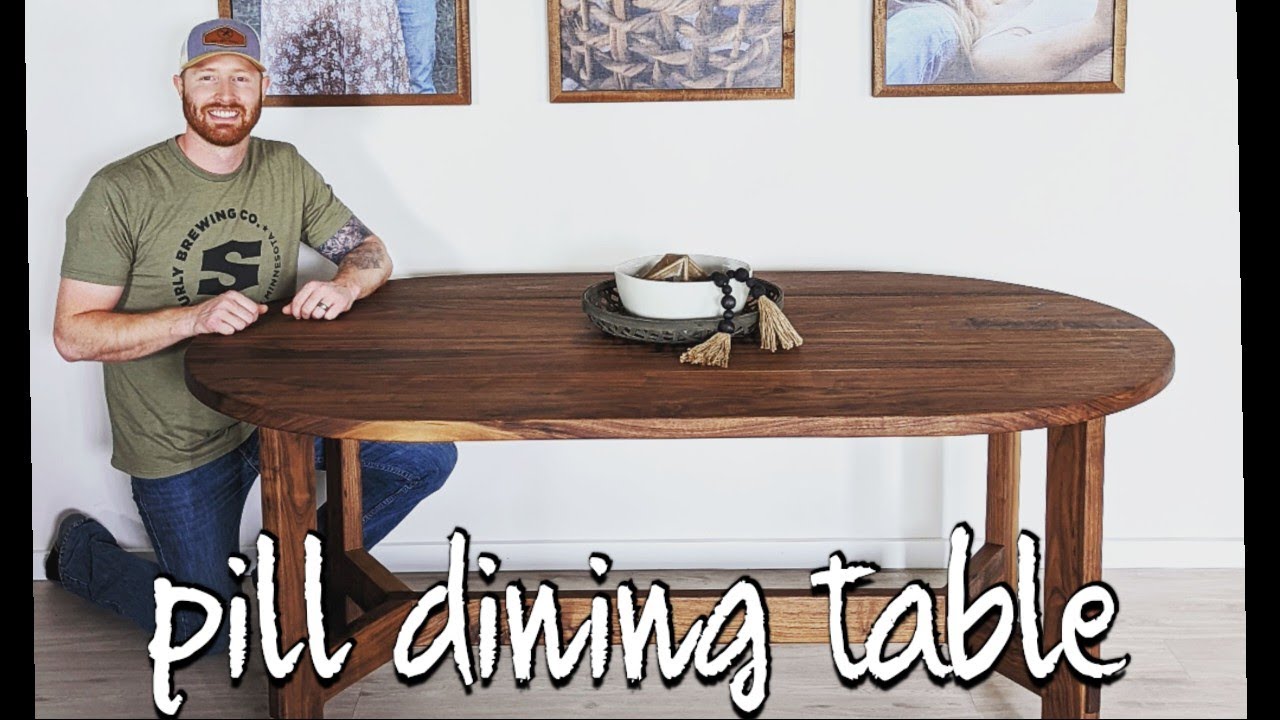 How to build an oval table