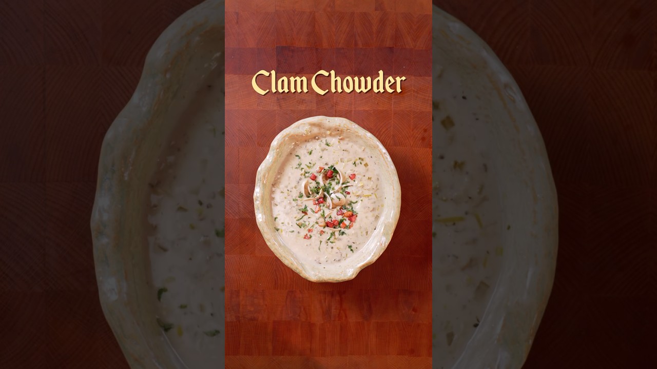Clam Chowder 🍲 | Soups So Good It Can Cure Any Sickness Ep. 5 #Clamchowder Soup #ASMR #asmrcooking